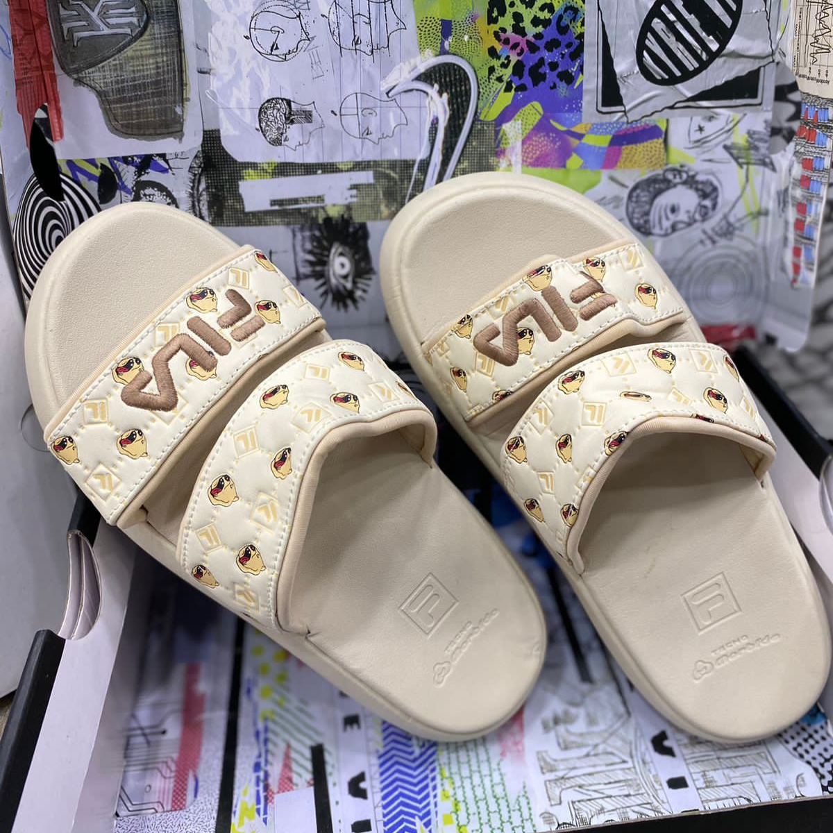 chanclas mujer fila beige Comprar en tienda onlineshoppingcenterg Colombia centro de compras en linea